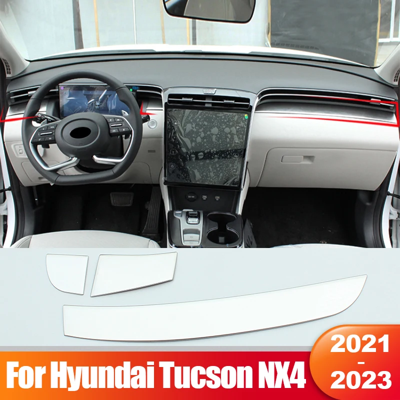 For Hyundai Tucson NX4 2021 2022 2023 Hybrid N Line Car Central Control Trim Strip Sticker Stainless Steel Interior Accessories
For Hyundai Tucson NX4 2021 2022 2023 Hybrid N Line Car Central Control Trim Strip Sticker Stainless Steel Interior Accessories