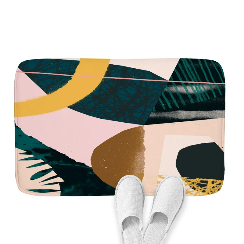 Modern Indoor Rug Hallway Mat Washable Kitchen Carpet Flannel Memory Foam Abstract Geometric Bath Mats Lounge Rug Room Carpets
Modern Indoor Rug Hallway Mat Washable Kitchen Carpet Flannel Memory Foam Abstract Geometric Bath Mats Lounge Rug Room Carpets