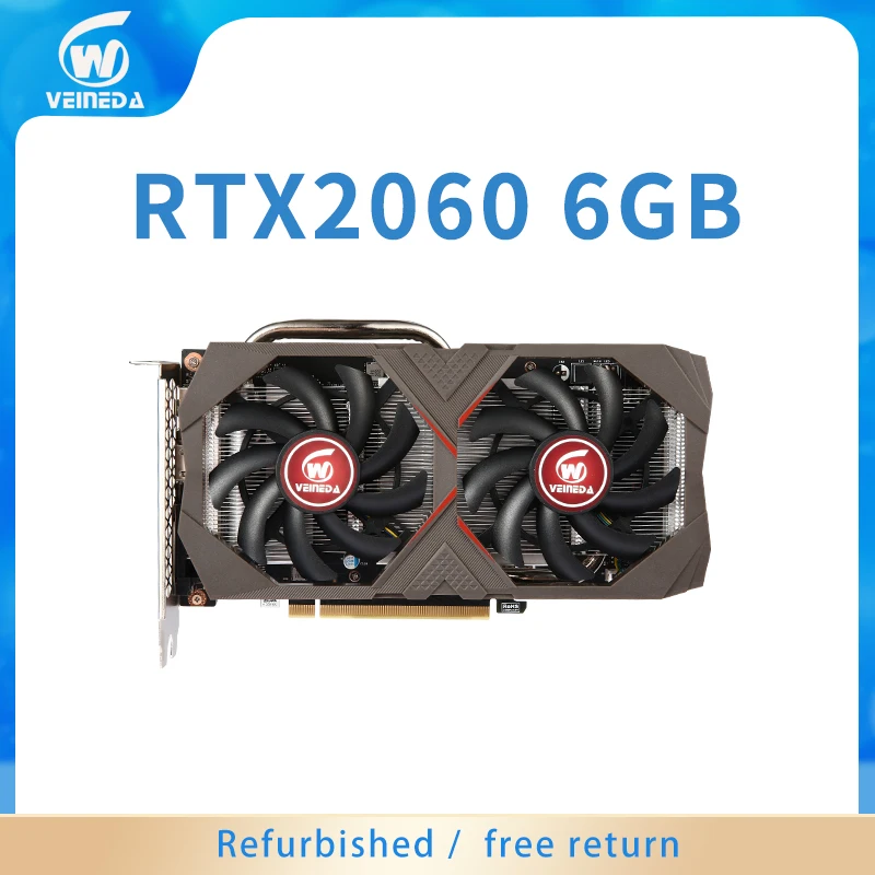 Graphics Card rtx 2060 6GB GDDR6 12nm Games vide card 192bit Ready HDMI-compatible DP Video Card For nVIDIA Geforce Game
Graphics Card rtx 2060 6GB GDDR6 12nm Games vide card 192bit Ready HDMI-compatible DP Video Card For nVIDIA Geforce Game