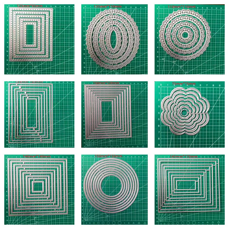 Square Circle Metal Cutting Die Scrapbooking Embossed Paper Card Album Crafts Template Stencil 2022 New Arrival No Clear Stamps
Square Circle Metal Cutting Die Scrapbooking Embossed Paper Card Album Crafts Template Stencil 2022 New Arrival No Clear Stamps