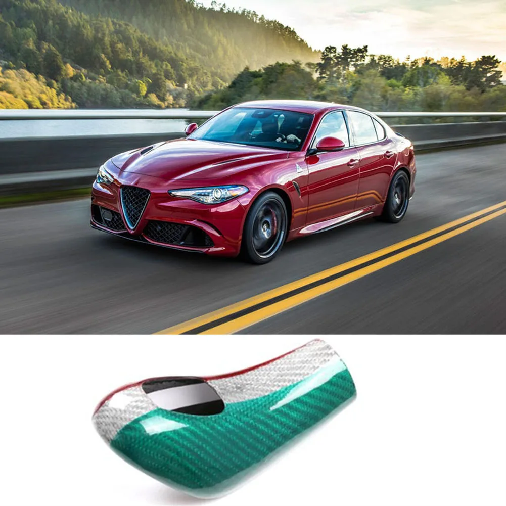 For Romeo Giulia/Stelvio 20-21 Real Carbon Fiber Vinyl Gear Shift Knob Cover Trim Decorate Your Car To Make It Charming Luxury
For Romeo Giulia/Stelvio 20-21 Real Carbon Fiber Vinyl Gear Shift Knob Cover Trim Decorate Your Car To Make It Charming Luxury