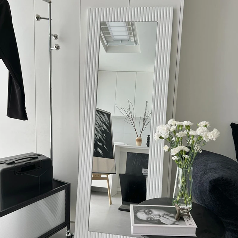 Floor Mirrors Living Room Rectangle Modern Design Wood Frame Full Body Girls Big Mirror Makeup Specchio Room Decor Aesthetic
Floor Mirrors Living Room Rectangle Modern Design Wood Frame Full Body Girls Big Mirror Makeup Specchio Room Decor Aesthetic