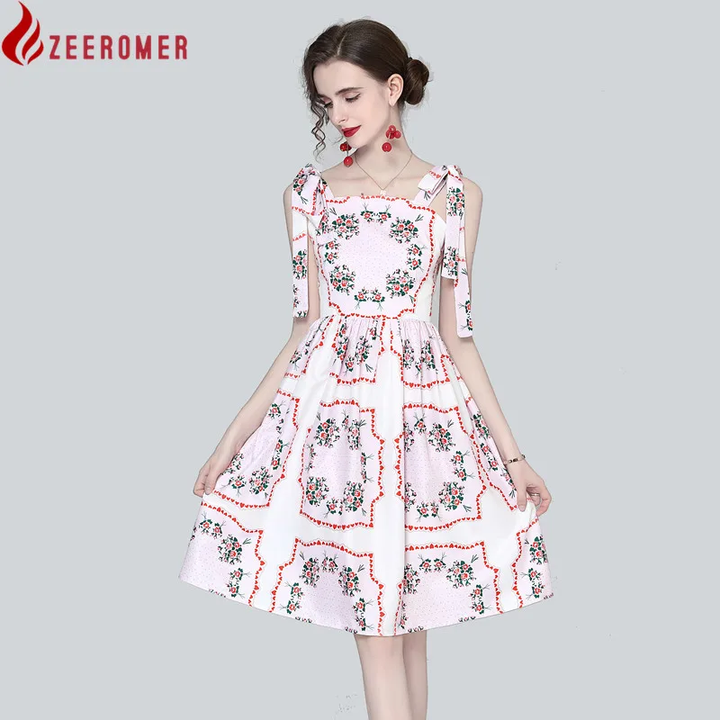 Summer Vacation Runway Dress Elegant Floral Print Sling Dress Korea Sexy Strapless Sleeveless High Waist Boho Dress Vestidos
Summer Vacation Runway Dress Elegant Floral Print Sling Dress Korea Sexy Strapless Sleeveless High Waist Boho Dress Vestidos