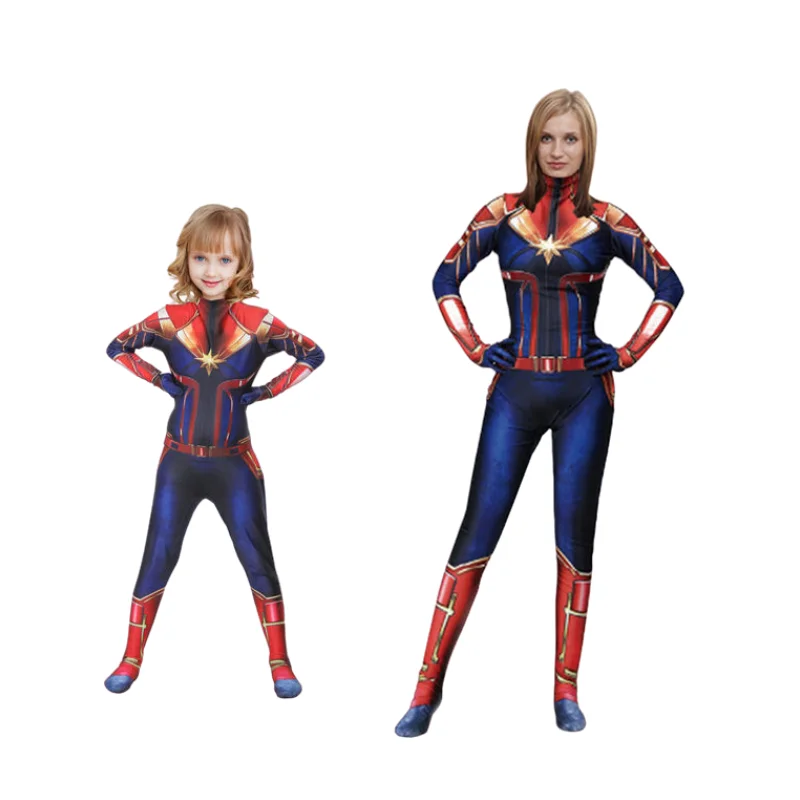 Marvel animation peripheral Halloween explosive female movie version Captain Marvel children cos one-piece tights play costumes
Marvel animation peripheral Halloween explosive female movie version Captain Marvel children cos one-piece tights play costumes