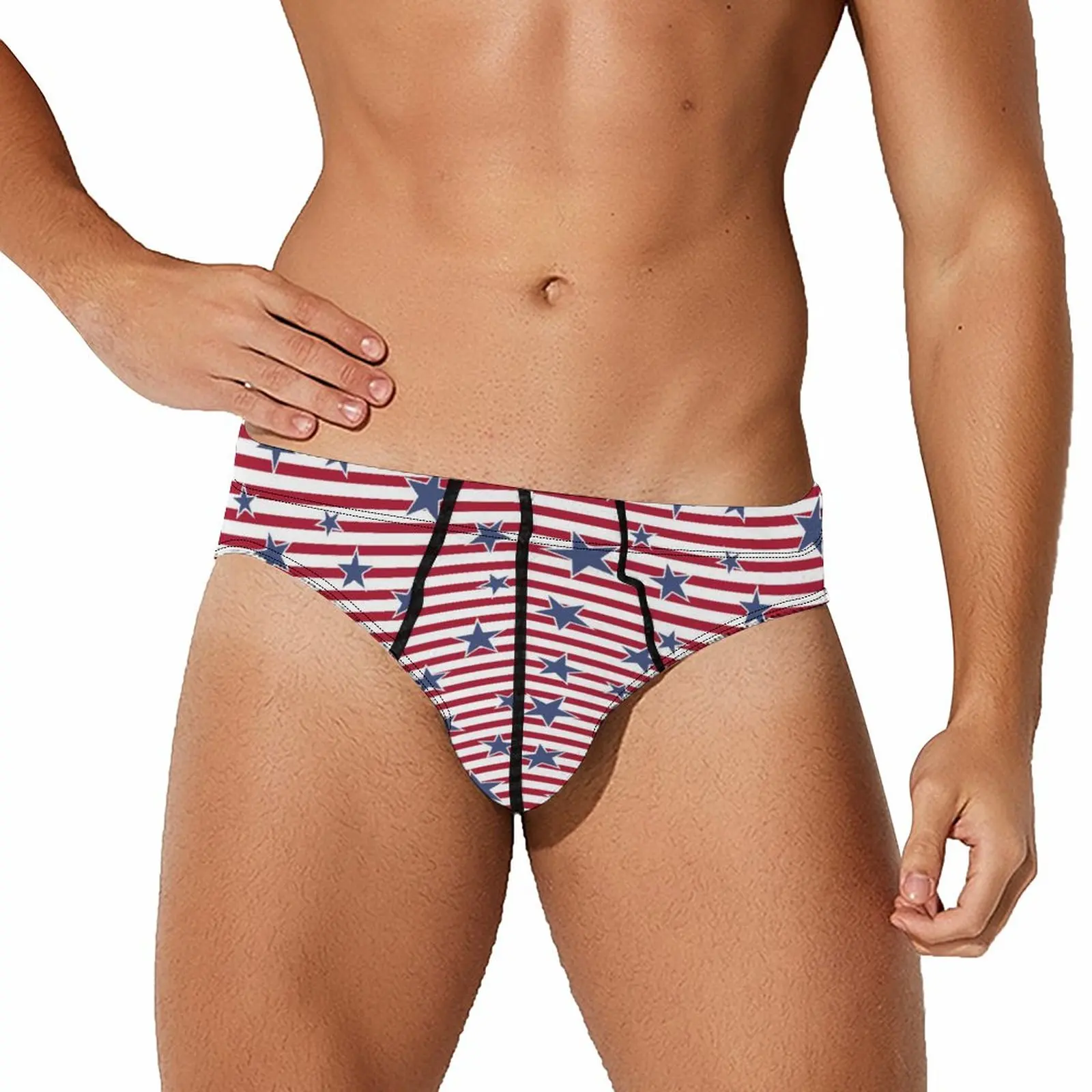 Underwear Men Boxer American Flag Star Blue Short Pants Sexy Boxing for Men Brief
Underwear Men Boxer American Flag Star Blue Short Pants Sexy Boxing for Men Brief