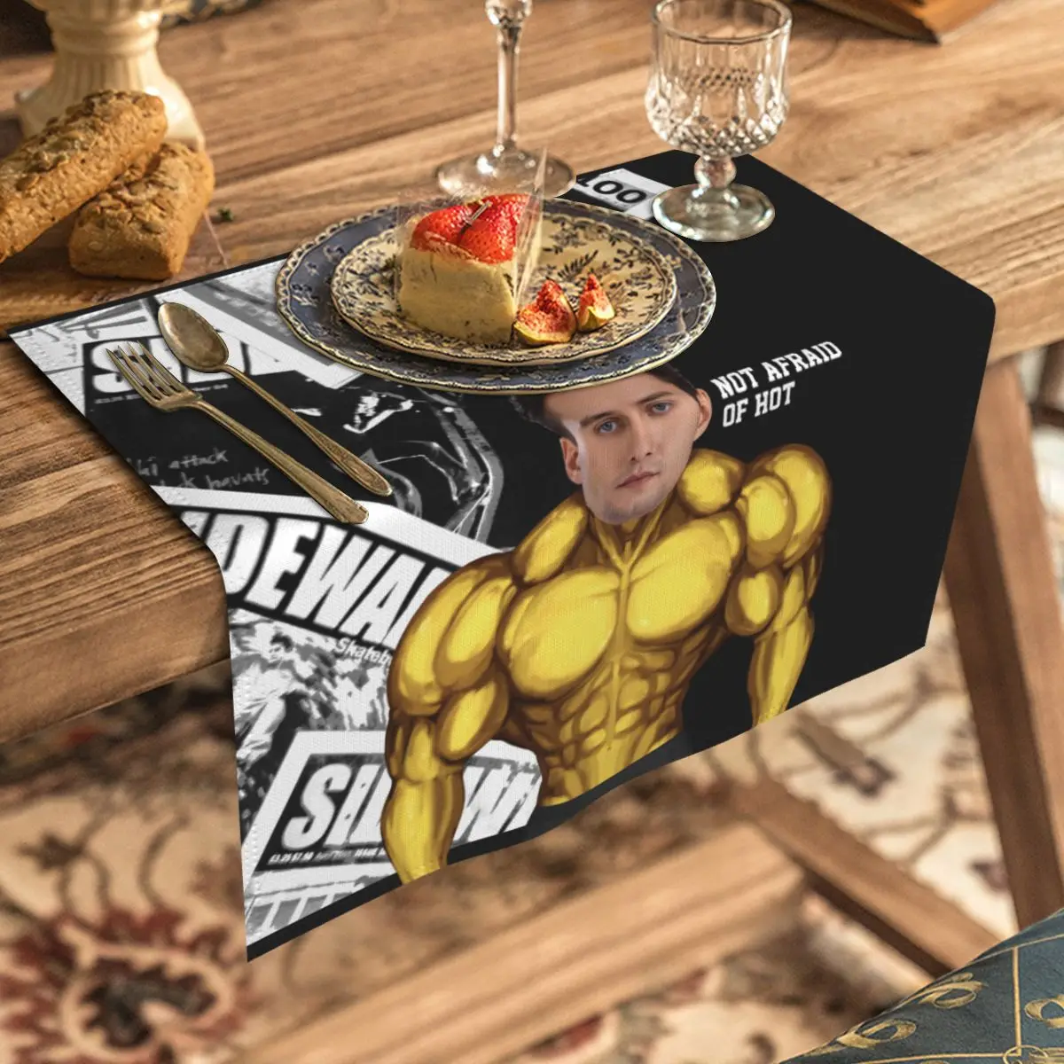 Muscular Man Table Napkins 50x50cm Cloth Mat Tea Towels Fabric for Kitchen Wedding Dish Decor Paper Serving Matting Napkin
Muscular Man Table Napkins 50x50cm Cloth Mat Tea Towels Fabric for Kitchen Wedding Dish Decor Paper Serving Matting Napkin