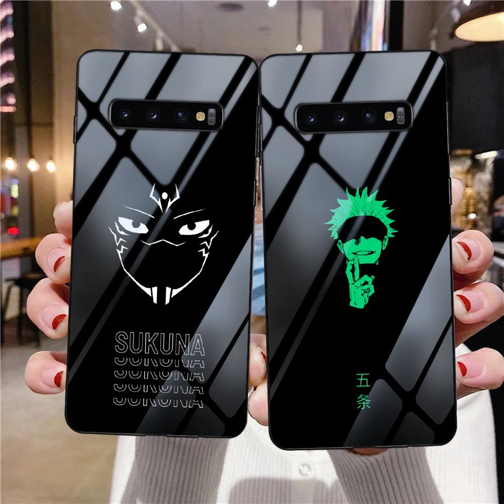 Anime Jujutsu Kaisen Luminous Tempered Glass Phone Case for Samsung A51 S21 A52S 5G A53 A70 S9 A03 S21Ultra S22Ultra Funda Cover
Anime Jujutsu Kaisen Luminous Tempered Glass Phone Case for Samsung A51 S21 A52S 5G A53 A70 S9 A03 S21Ultra S22Ultra Funda Cover