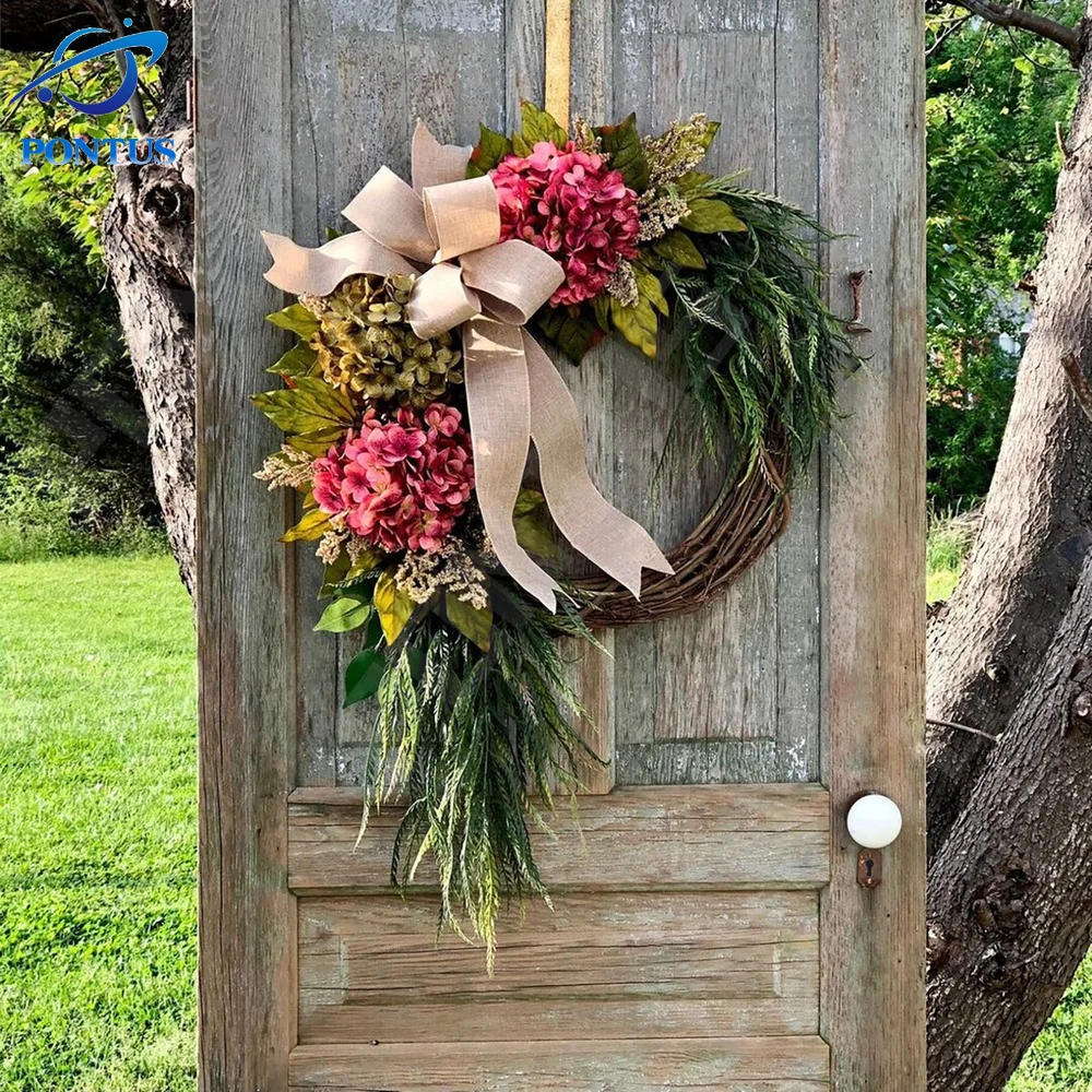Pastoral Style Artificial Flower Wreath Home Front Door Decoration Wall Hanging Garland for Thanksgiving Party Door Decoration
Pastoral Style Artificial Flower Wreath Home Front Door Decoration Wall Hanging Garland for Thanksgiving Party Door Decoration