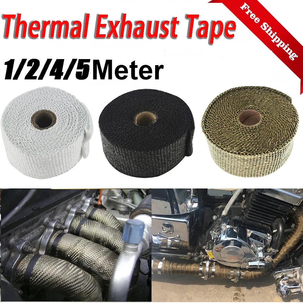 Motorcycle Exhaust Thermal Exhaust Tape Car Exhaust Heat Tape Wrap Pipe Wrap Shields Manifold Header Insulation Car Accessories
Motorcycle Exhaust Thermal Exhaust Tape Car Exhaust Heat Tape Wrap Pipe Wrap Shields Manifold Header Insulation Car Accessories