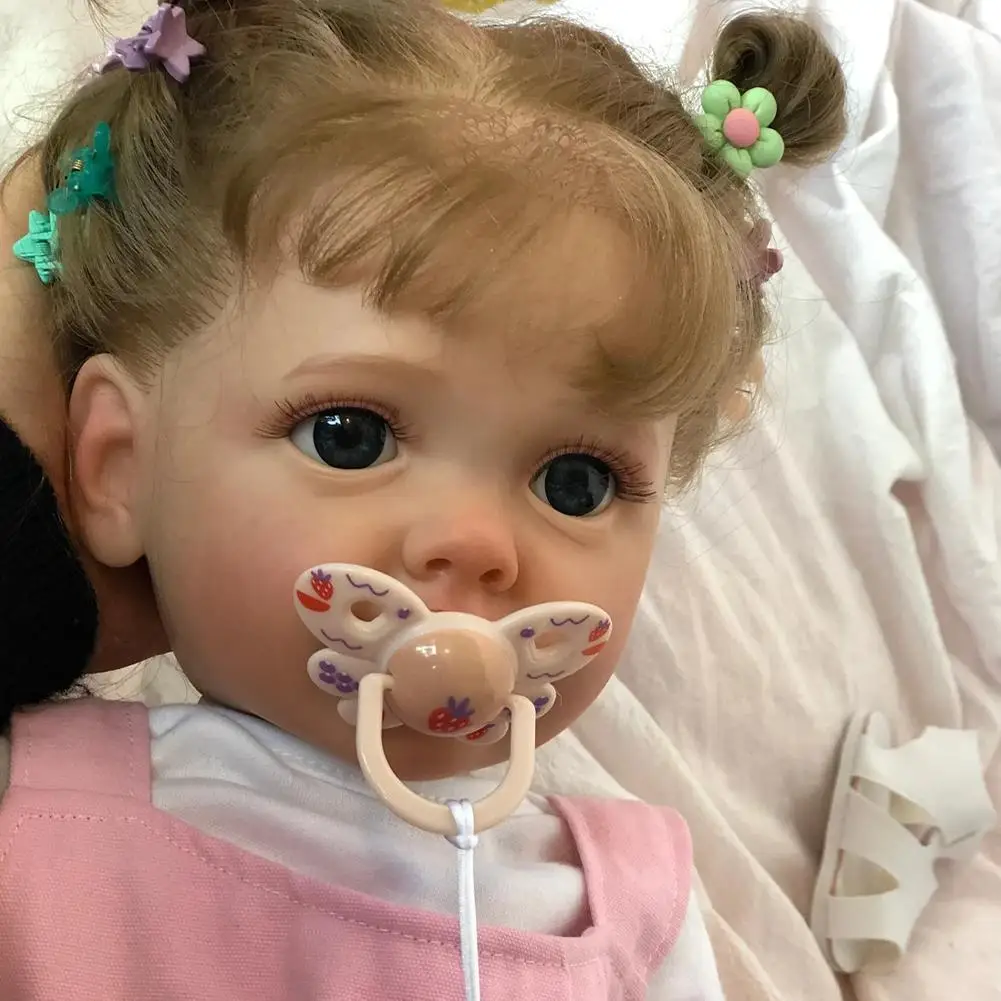 55CM Full Body Silicone Waterproof Toddler Girl Doll Princess Betty Lifelike Sof 3D Skin Multiple Layer Painting Reborn Doll
55CM Full Body Silicone Waterproof Toddler Girl Doll Princess Betty Lifelike Sof 3D Skin Multiple Layer Painting Reborn Doll