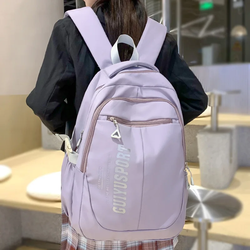 

Модный женский вместительный студенческий рюкзак, классная Милая Женская дорожная сумка для отдыха, школьная сумка для женских книг, нейлоновые сумки для ноутбука и колледжа