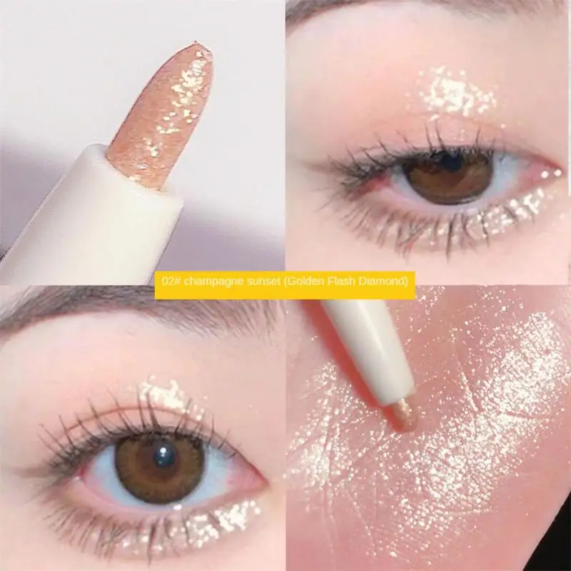 

Pearlescent Lying Silkworm Pen Shimmer Soft Touch Matte Eyeshadow Eye Liner Long Lasting Glitter Eye Shadow Cosmetics