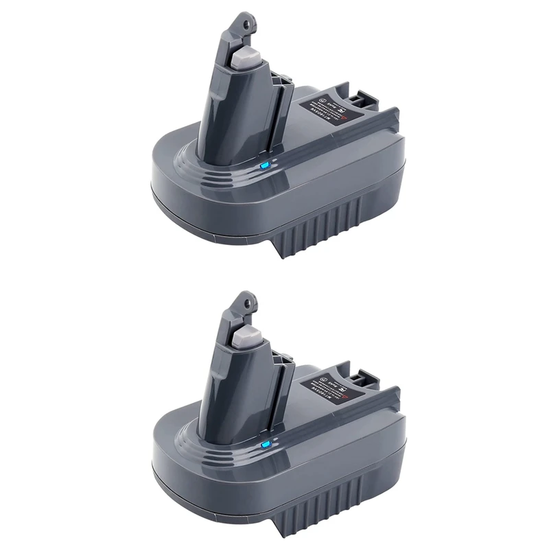 Адаптер для аккумулятора MT18DSV6 2 шт., литиевая батарея BL1815/BL1830 для Dyson V6, 18 в, SV04/SV03/DC59/DC58
Адаптер для аккумулятора MT18DSV6 2 шт., литиевая батарея BL1815/BL1830 для Dyson V6, 18 в, SV04/SV03/DC59/DC58