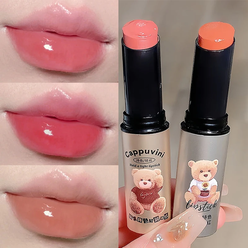 Bear Solid Clear Lip Glaze Jelly Mirror Lipstick Pencil Waterproof Non-stick Cup Lipstick Pen Transparent Korea Makeup Cosmetic
Bear Solid Clear Lip Glaze Jelly Mirror Lipstick Pencil Waterproof Non-stick Cup Lipstick Pen Transparent Korea Makeup Cosmetic