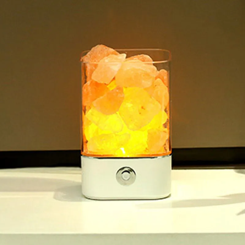 Natural Crystal Salt Lamp Usb Children Bedroom Bedside Decoration Lamp Creative Desktop Air Purification Lamp Square Led Lamp
Natural Crystal Salt Lamp Usb Children Bedroom Bedside Decoration Lamp Creative Desktop Air Purification Lamp Square Led Lamp