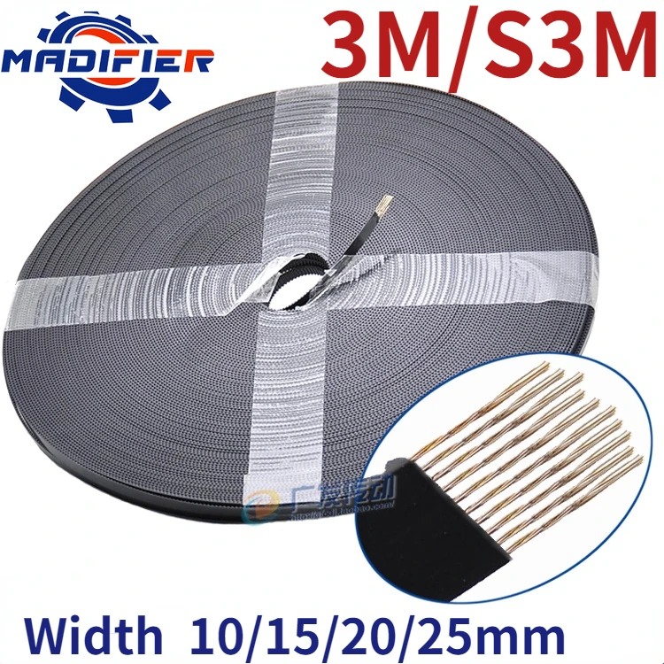 Open Belt 3M/S3M Black Polyurethane TPU Belt Steel Wire Opening Synchronous Belt Opening Synchronous Belt
Open Belt 3M/S3M Black Polyurethane TPU Belt Steel Wire Opening Synchronous Belt Opening Synchronous Belt