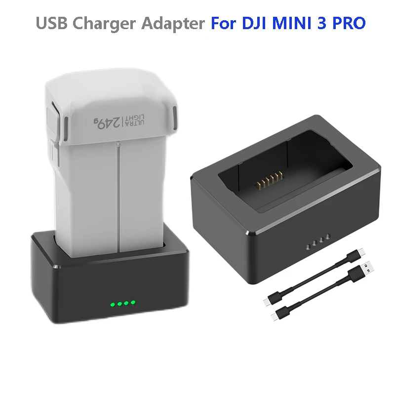 USB Charging Adapter for DJI Mini 3 Pro Drone Battery Charger Box Light Weight Compatible with Mini 3 Drone Accessories
USB Charging Adapter for DJI Mini 3 Pro Drone Battery Charger Box Light Weight Compatible with Mini 3 Drone Accessories