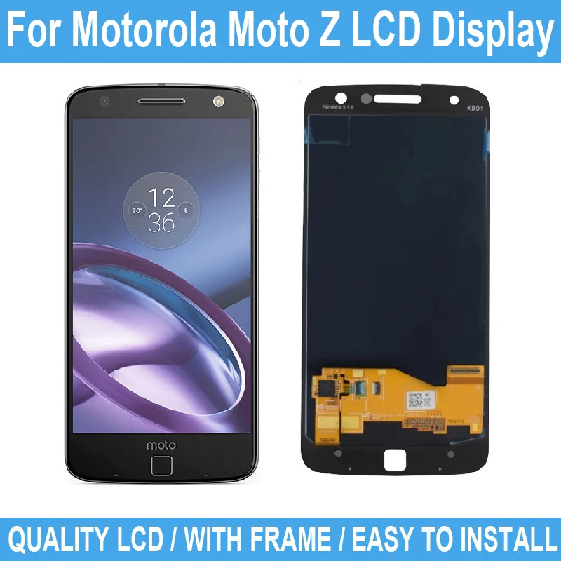 

5.5" New Repair Parts LCD Display For Motorola Moto Z XT1650 XT1650-03 XT1650-05 Display Touch Screen Digitizer Assembly +Tool