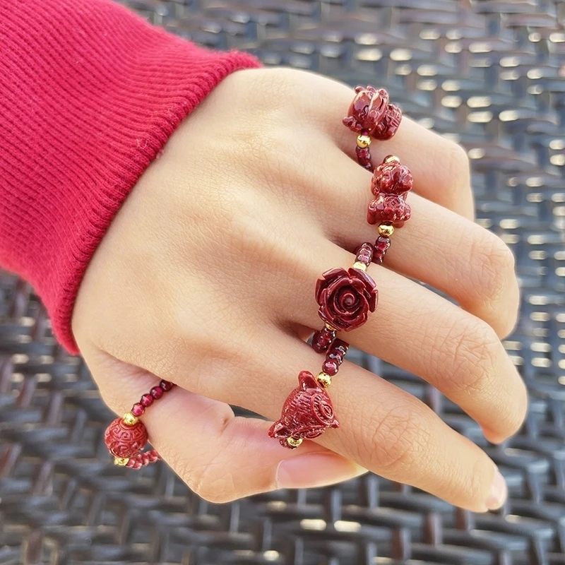 Cute Pixiu Calf Fox Women Rings For Wedding Party Gifts Handmade Natural Stone Garnet Jewelry Handmade Statement Ring
Cute Pixiu Calf Fox Women Rings For Wedding Party Gifts Handmade Natural Stone Garnet Jewelry Handmade Statement Ring