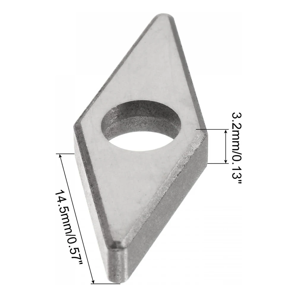 10PCS Carbide Insert Shim Seats 35 Degree Indexable Inserts 15mm X15mm X 3.1mm For VNMG160404/08/12/16 MV1603 CNC Metalworking
10PCS Carbide Insert Shim Seats 35 Degree Indexable Inserts 15mm X15mm X 3.1mm For VNMG160404/08/12/16 MV1603 CNC Metalworking