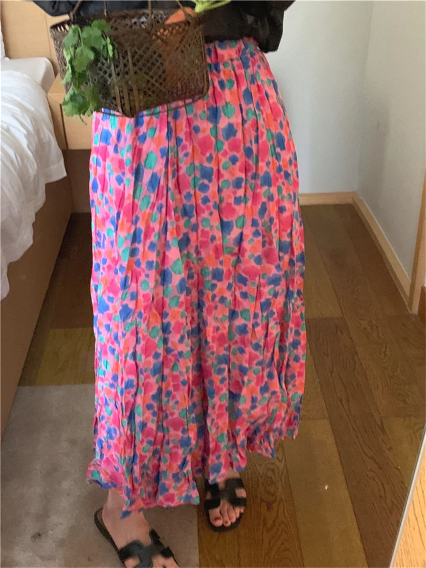 HziriP All Match Summer Women Long Skirts Oil Painting Chiffon 2022 New Sweet Chic High Waist Slim Straight Causal Hot Party OL
HziriP All Match Summer Women Long Skirts Oil Painting Chiffon 2022 New Sweet Chic High Waist Slim Straight Causal Hot Party OL