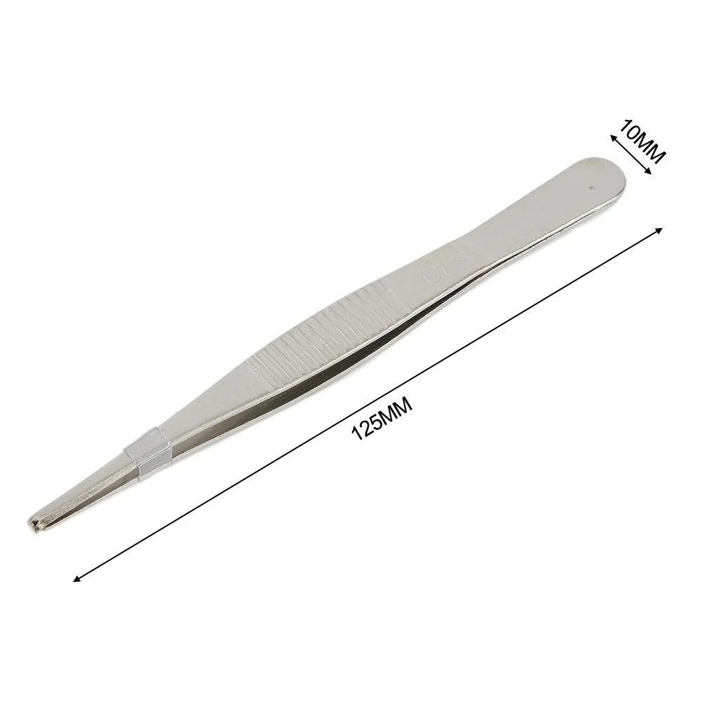 1 Pcs Toothed Tweezers Best Price Hot Sales Silver Stainless Steel Toothed Tweezers 125mm / 5Inch Brand New Durable
1 Pcs Toothed Tweezers Best Price Hot Sales Silver Stainless Steel Toothed Tweezers 125mm / 5Inch Brand New Durable