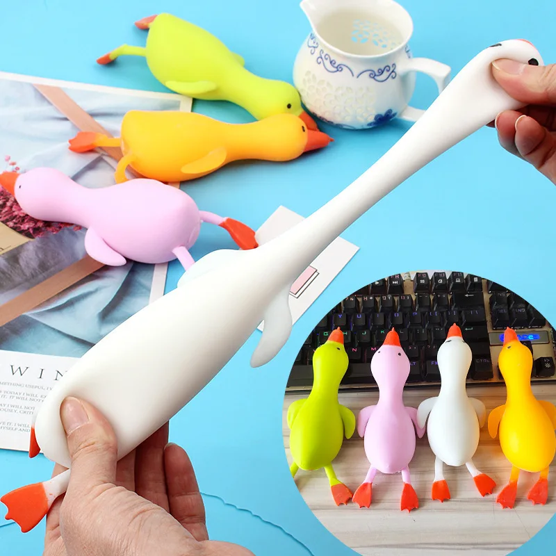 4PCS Kawaii Stretchable Stress Relief Goose Squeeze Toys Antistress Duck Squishy Goose Squishes Toy for Girl Adult Random Color
4PCS Kawaii Stretchable Stress Relief Goose Squeeze Toys Antistress Duck Squishy Goose Squishes Toy for Girl Adult Random Color