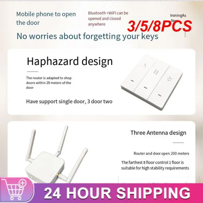 3/5/8PCS App Control Gateway Dual Mode Wifi Garage Door Gateway Full Frequency Rolling Shutter Door Remote Control
3/5/8PCS App Control Gateway Dual Mode Wifi Garage Door Gateway Full Frequency Rolling Shutter Door Remote Control