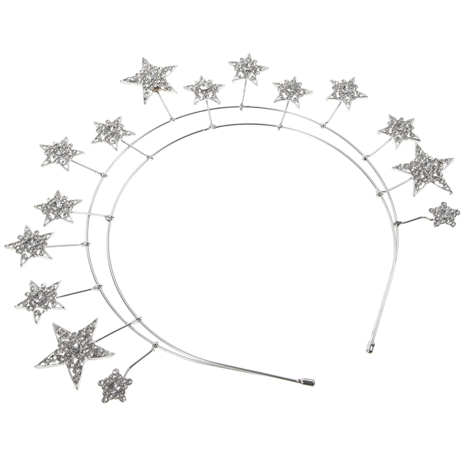 Birthday Wedding Crown Headband Women Star Headpiece Pentagram Glitter Hairband Alloy Material Accessory Bride Shiny
Birthday Wedding Crown Headband Women Star Headpiece Pentagram Glitter Hairband Alloy Material Accessory Bride Shiny