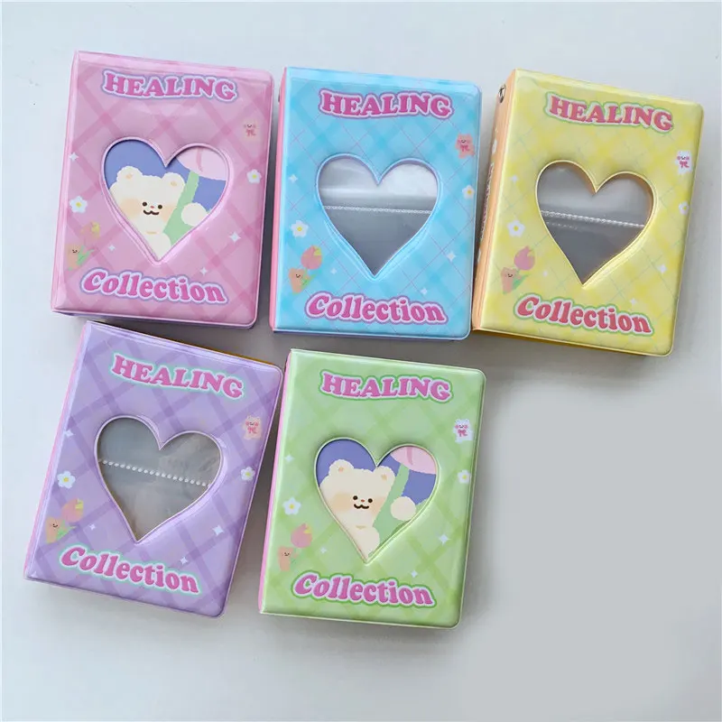 3 Inches Cute Photo Album Card Holder Receipt Storage Hollow Love Heart Photo Holders Business Card Bag Photocard Holder
3 Inches Cute Photo Album Card Holder Receipt Storage Hollow Love Heart Photo Holders Business Card Bag Photocard Holder