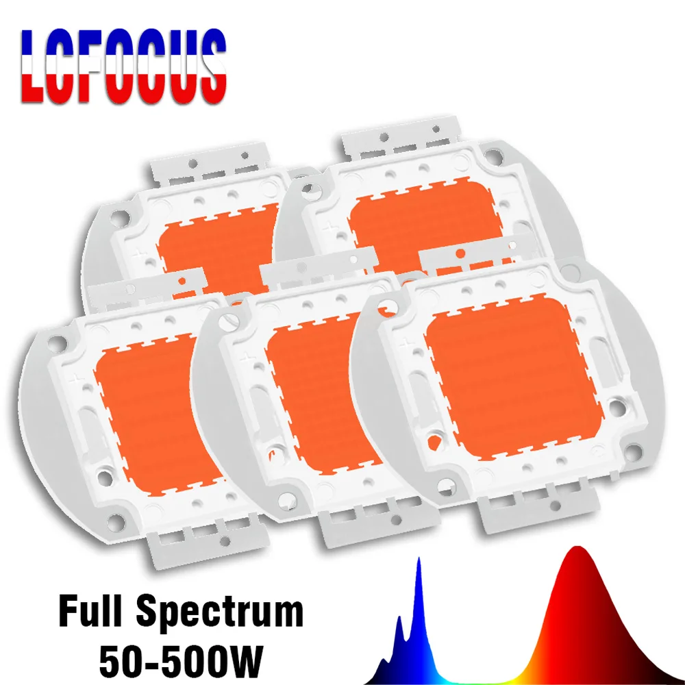 50W 100W 150W 200W 300W 500W Grow LED COB Chip Full Spectrum For DIY Indoor Hydroponics Plant Vegetable Flowers Growth Light
50W 100W 150W 200W 300W 500W Grow LED COB Chip Full Spectrum For DIY Indoor Hydroponics Plant Vegetable Flowers Growth Light