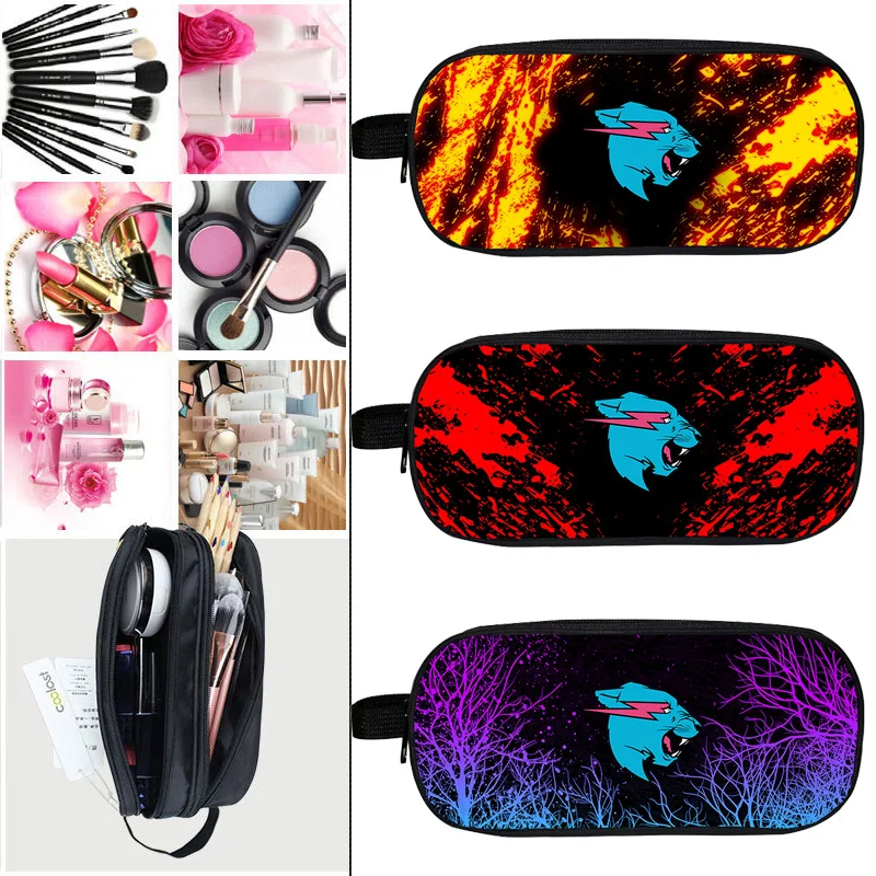 Mr Beast Makeup Bag Anime 3D Cartoon Cosmetic Bag Pencil Case Kawaii Storage School Supplies Stationery Zipper Pouch Teenager 
Mr Beast Makeup Bag Anime 3D Cartoon Cosmetic Bag Pencil Case Kawaii Storage School Supplies Stationery Zipper Pouch Teenager
