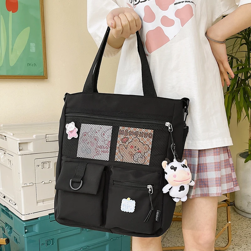 New Large Capacity Cute Girl Shoulder Bag Korean Fashionable Students Inclined Shoulder Bag Nylon Waterproof Handbag Tide
New Large Capacity Cute Girl Shoulder Bag Korean Fashionable Students Inclined Shoulder Bag Nylon Waterproof Handbag Tide