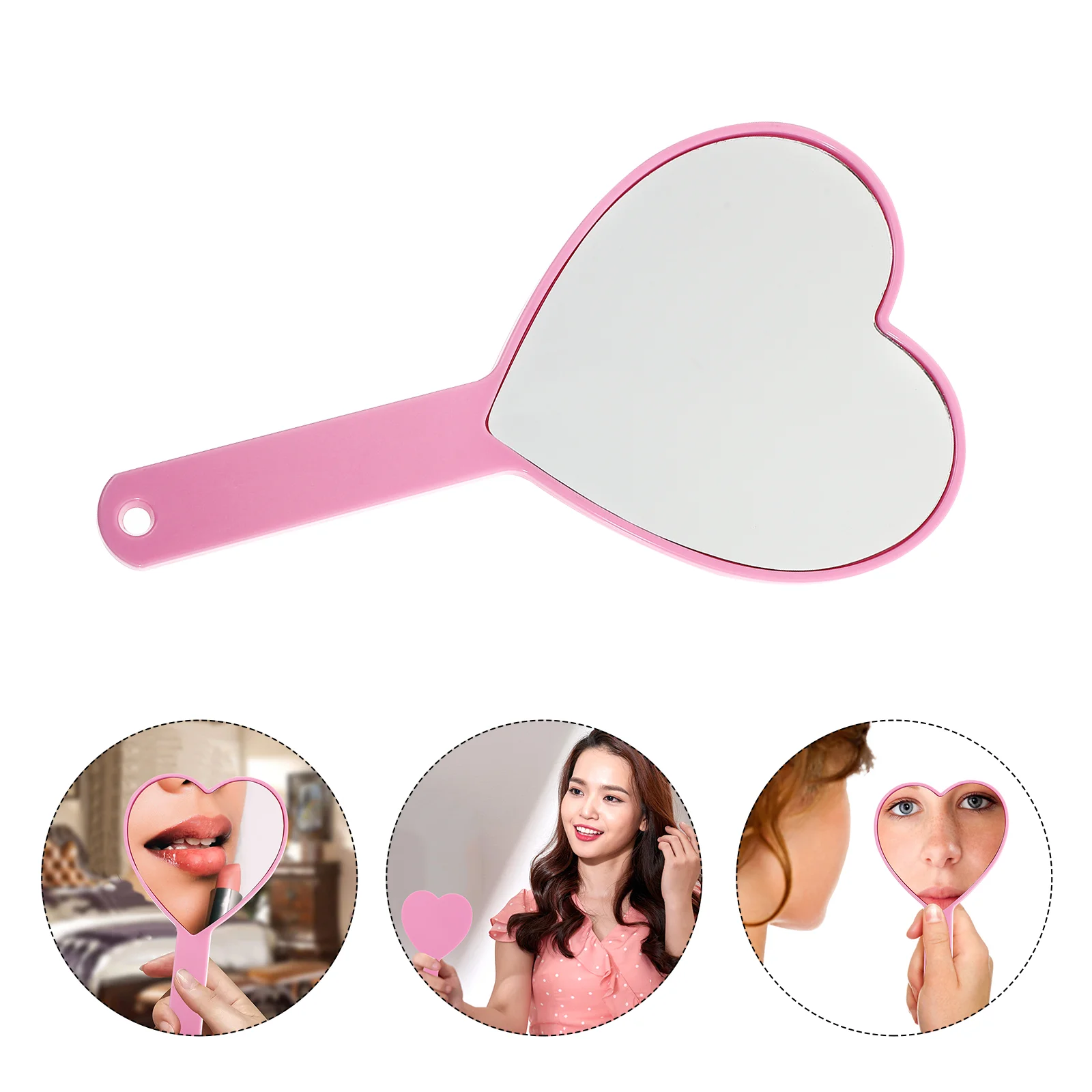 Mirror Handheld Heartmakeup Vanity Hand Travel Held Shaped Purse Magnifying Handle Round Lightweight Friendly Metal Material
Mirror Handheld Heartmakeup Vanity Hand Travel Held Shaped Purse Magnifying Handle Round Lightweight Friendly Metal Material