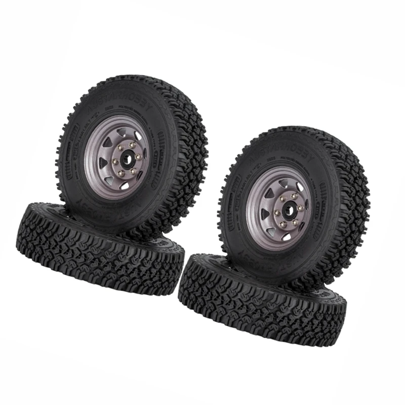 4PCS 1.55 Metal Beadlock Wheel Rim Tire Set For 1/10 RC Crawler Car Axial Yeti Jr RC4WD D90 TF2 Tamiya CC01 LC70 MST 
4PCS 1.55 Metal Beadlock Wheel Rim Tire Set For 1/10 RC Crawler Car Axial Yeti Jr RC4WD D90 TF2 Tamiya CC01 LC70 MST