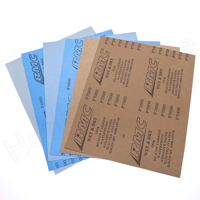 9"x11" CP38 Wet And Dry Sandpaper 400 600 800 1000 1200 1500 2000 2500 3000 4000 5000 7000 Grit Waterproof Abrasive Sandpaper
9"x11" CP38 Wet And Dry Sandpaper 400 600 800 1000 1200 1500 2000 2500 3000 4000 5000 7000 Grit Waterproof Abrasive Sandpaper