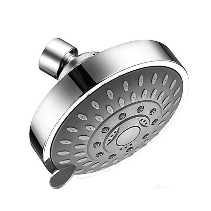 Shower Head, High Pressure 5 Settings Showerhead With Adjustable Swivel Ball Joint
Shower Head, High Pressure 5 Settings Showerhead With Adjustable Swivel Ball Joint