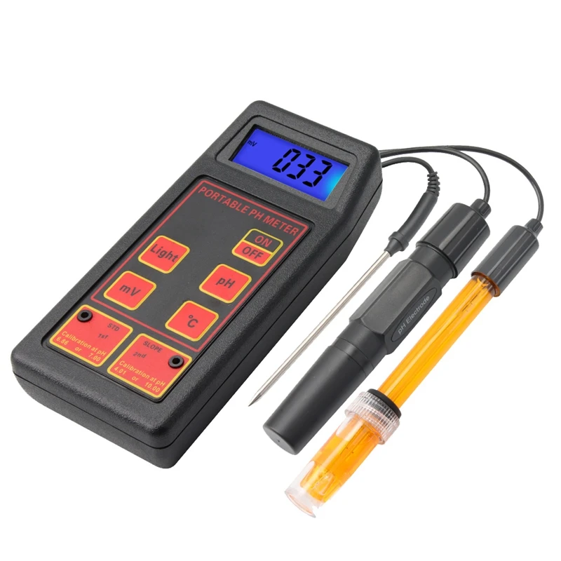 High Accuracy PH ORP Temp Meter Portable MV Tester Sensor Aquarium Swimming Pool Monitor Water Quality Tester Water Pen
High Accuracy PH ORP Temp Meter Portable MV Tester Sensor Aquarium Swimming Pool Monitor Water Quality Tester Water Pen