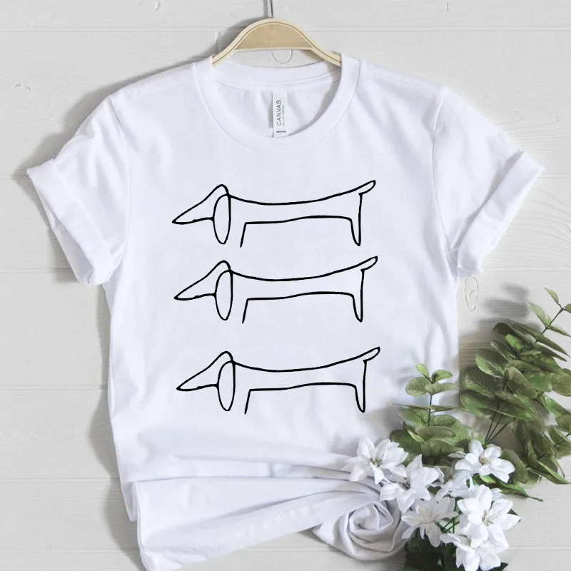 Summer T-shirts For Women 2021 Simple Tshirt Dog Graphic t shirt Tops Female Tees Summer Casual Short Sleeve t-shirt femme
Summer T-shirts For Women 2021 Simple Tshirt Dog Graphic t shirt Tops Female Tees Summer Casual Short Sleeve t-shirt femme