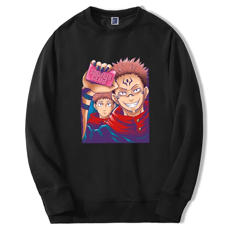 Jujutsu Kaisen Sweatshirts Ryomen Sukuna Anime Graphic Men Women Hoodies Hip Hop Fleece Sportswear Oversize Fashion Tracksuit 
Jujutsu Kaisen Sweatshirts Ryomen Sukuna Anime Graphic Men Women Hoodies Hip Hop Fleece Sportswear Oversize Fashion Tracksuit