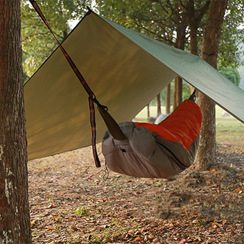2pcs Sets Outdoor Multifunctional Detachable Thickened Sleeping Bag Hammock Camping Trekking Garden Toys Hanging Banana Sac
2pcs Sets Outdoor Multifunctional Detachable Thickened Sleeping Bag Hammock Camping Trekking Garden Toys Hanging Banana Sac