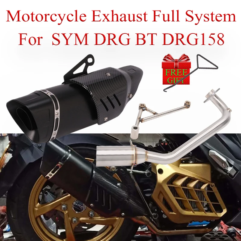 Полная система выхлопных газов для мотоцикла, слипоны Для SYM DRG BT DRG158 2020-2022, модифицированный глушитель из нержавеющей стали Moto Escape
Полная система выхлопных газов для мотоцикла, слипоны Для SYM DRG BT DRG158 2020-2022, модифицированный глушитель из нержавеющей стали Moto Escape
