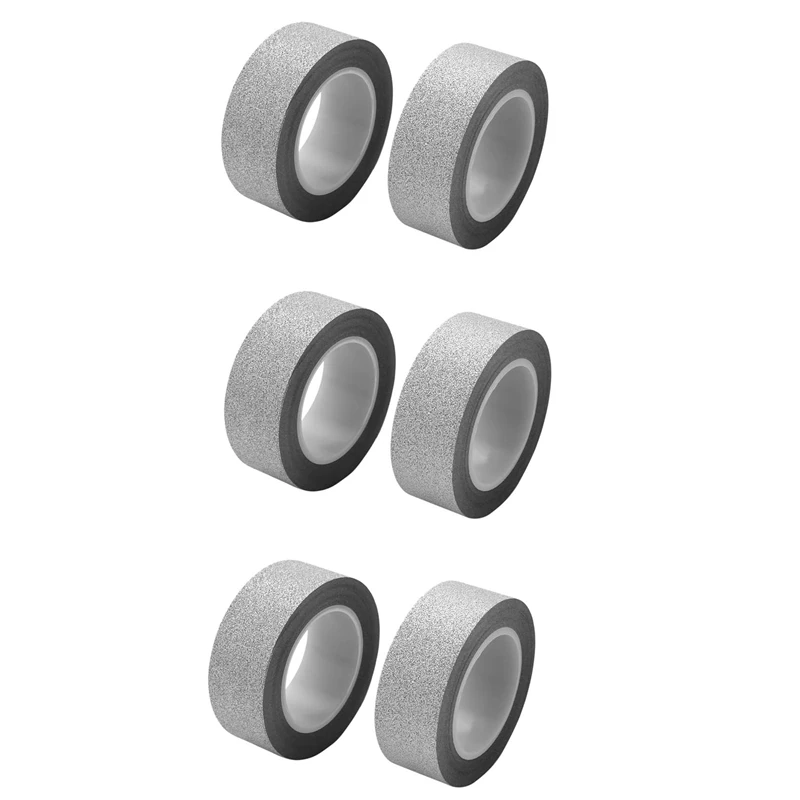 6 Pcs 10M Glitter Washi Tape Stick Self Adhesive Decorative Decora Craft DIY Paper Silver
6 Pcs 10M Glitter Washi Tape Stick Self Adhesive Decorative Decora Craft DIY Paper Silver