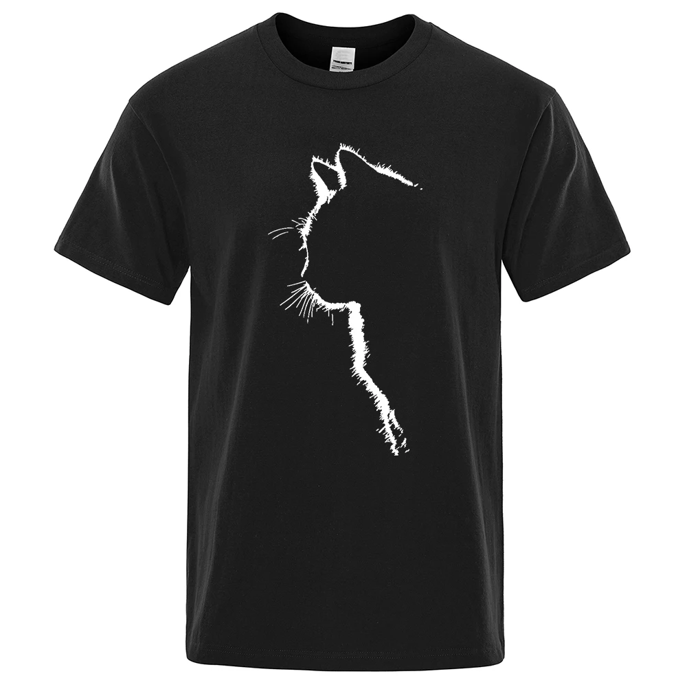 Cotton T-shirts for Men Printed Cool Cat Animal T Shirts Summer Short Sleeve T-shirt Male Hip Hop Streetwear Tops Tees Funny
Cotton T-shirts for Men Printed Cool Cat Animal T Shirts Summer Short Sleeve T-shirt Male Hip Hop Streetwear Tops Tees Funny