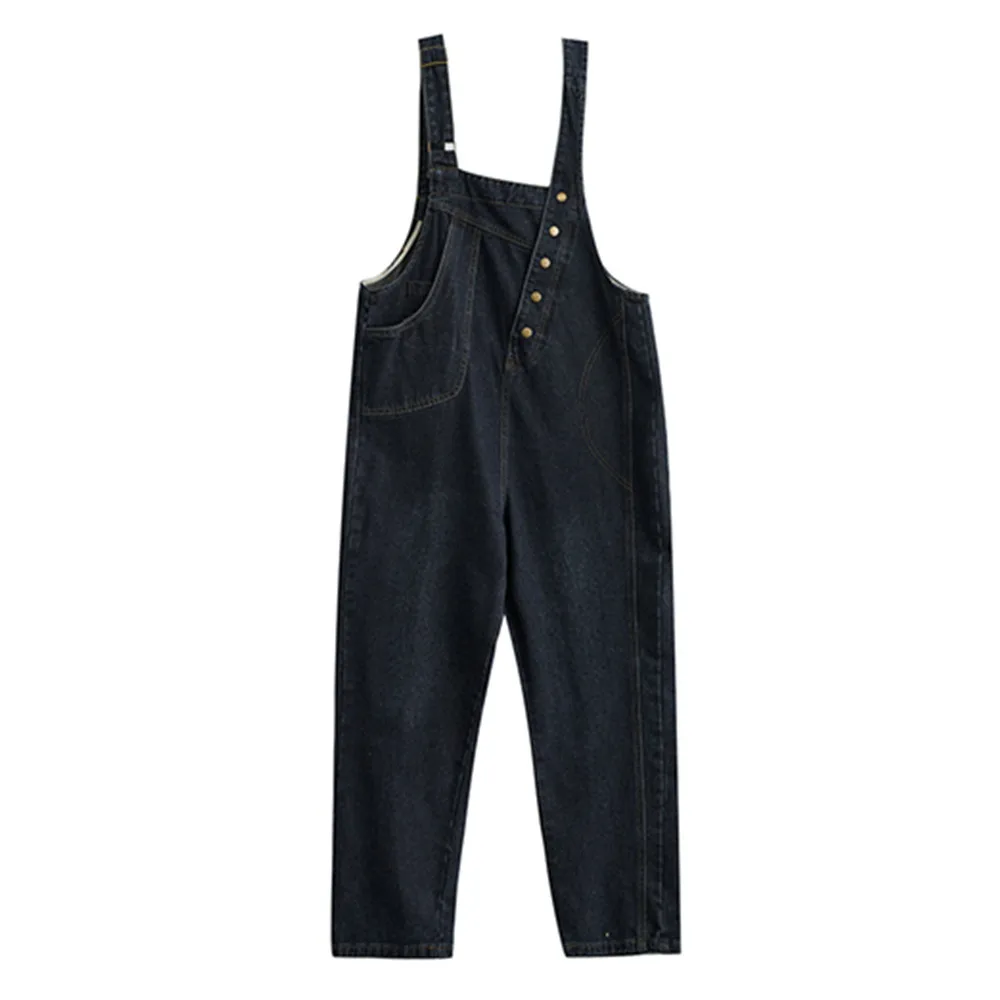 Baggy Denim Overalls Women Jumpsuits Bib Trousers Long Rompers Party Solid Buttons Wide Leg Suspender Jeans Jumpsuit
Baggy Denim Overalls Women Jumpsuits Bib Trousers Long Rompers Party Solid Buttons Wide Leg Suspender Jeans Jumpsuit