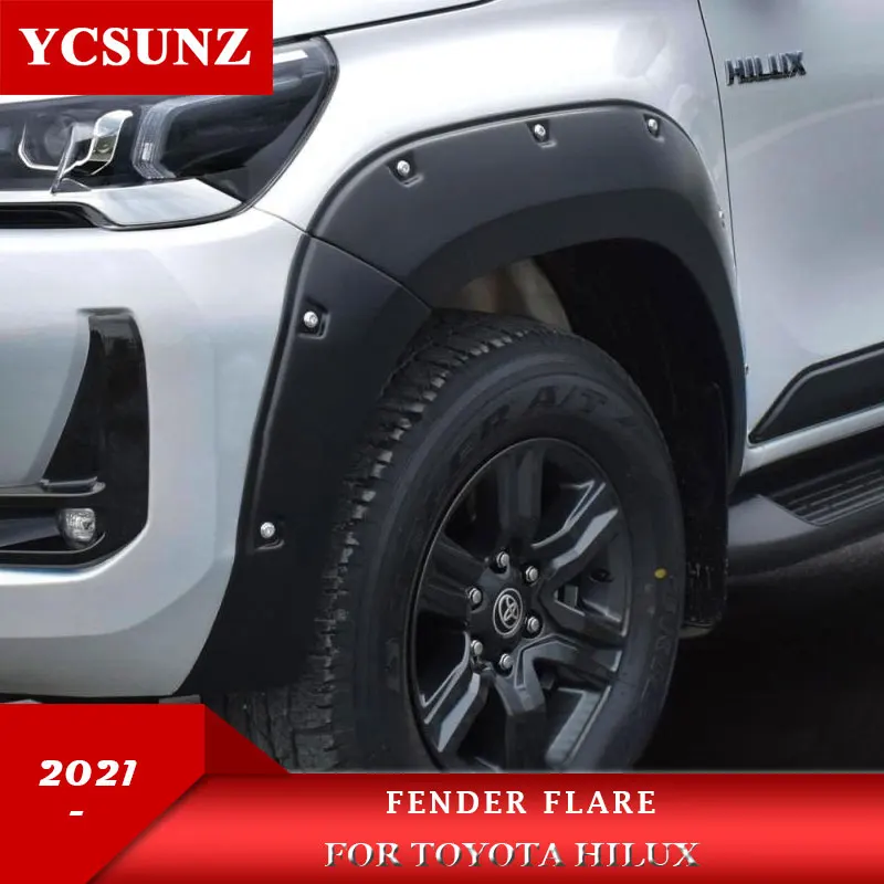 ABS fender flare mudguard arch wheel Car Accessories For Toyota Hilux 2021 4x2 YCSUNZ
ABS fender flare mudguard arch wheel Car Accessories For Toyota Hilux 2021 4x2 YCSUNZ