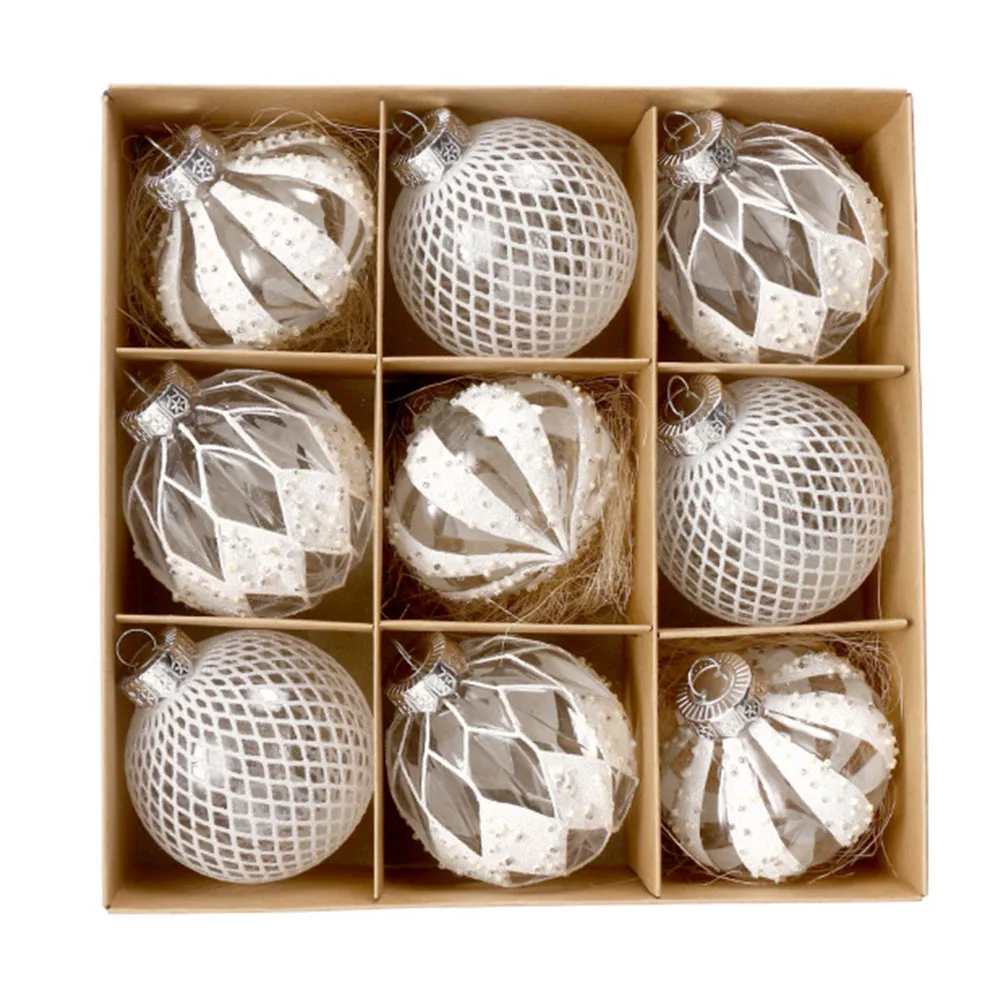 Boutique Transparent Painted Christmas Ball Set Ornament High Quality Material Festive Party Pendant & Perfect Decoration
Boutique Transparent Painted Christmas Ball Set Ornament High Quality Material Festive Party Pendant & Perfect Decoration