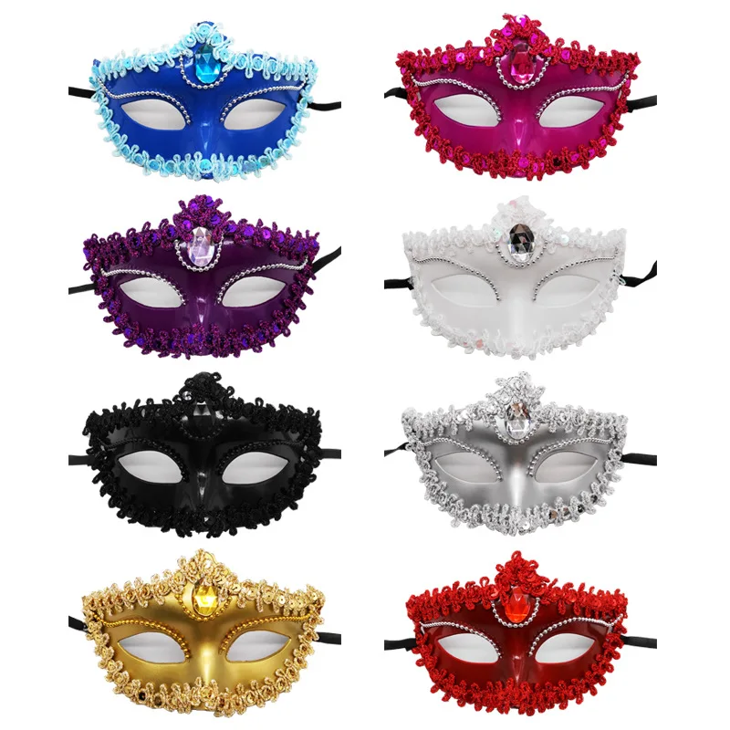 

Роскошная Венецианская Маскарадная маска для женщин и девушек, привлекательная маска с лисьим глазом для Маскарадного платья, рождественского Хэллоуина, искусственная кожа