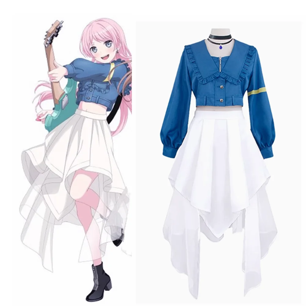 

Unisex Anime Cos BanG Dream! It's MyGO!!!!! Anon Chihaya Cosplay Costumes Sets Suit Student Uniform Dress Custom Size