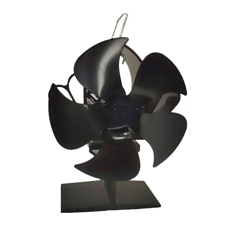 Pcs Black 5 Blades Fireplace Fan Quiet Safe Wood Burning Stove Ecofan Heat Powered Efficient Heat Distribution Home Fireplace
Pcs Black 5 Blades Fireplace Fan Quiet Safe Wood Burning Stove Ecofan Heat Powered Efficient Heat Distribution Home Fireplace